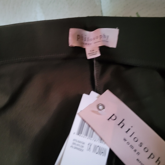Philosophy Olive Straight Leg Pants - Picture 2 of 3